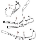 фото mini №2, Gasket muffler exhaust piaggio mp3 500 lt ie new