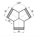 фото mini №7, Tee darco y-portki galvanized fi 125 mm 120