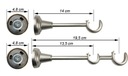 фото mini №14, Cornice 160 centimeters double 1, 6 modena cornices 25/16