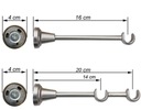 фото mini №9, Cornice double 19 mm+ 19 mm 220 centimeters