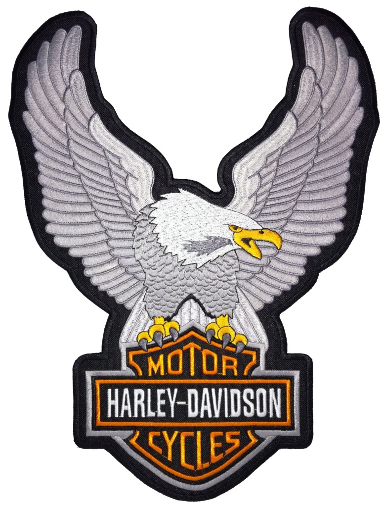 Var nášivka Harley Davidson 25 x 32 cm