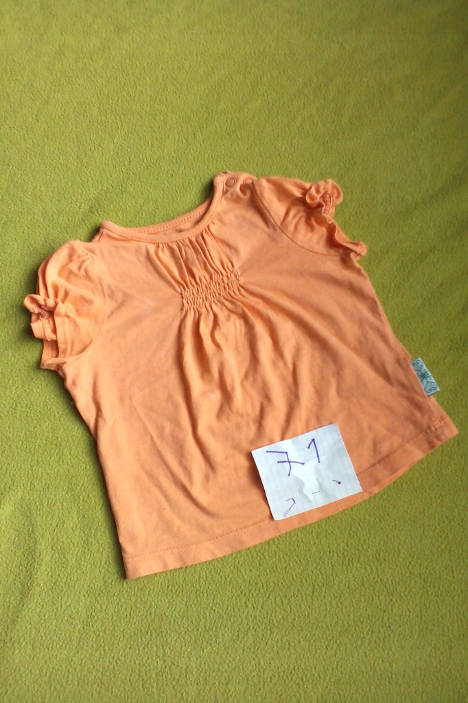 Bluzka krótki rękaw Mothercare 6-9 m-cy 68-74 cm