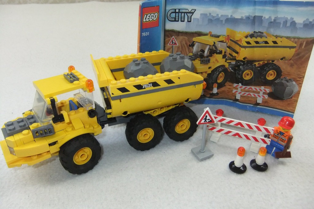 Klocki Lego City 7631 Żółta wywrotka 100%kompletna