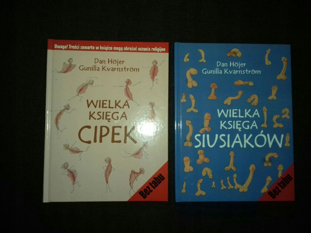 Wielka księga cipek + Wielka księga siusiaków - 7609086546 - oficjalne  archiwum Allegro