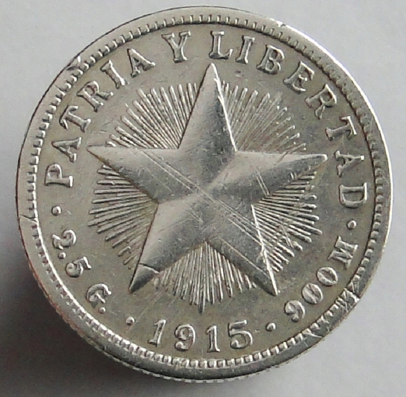 1915 Kuba 10 centavos