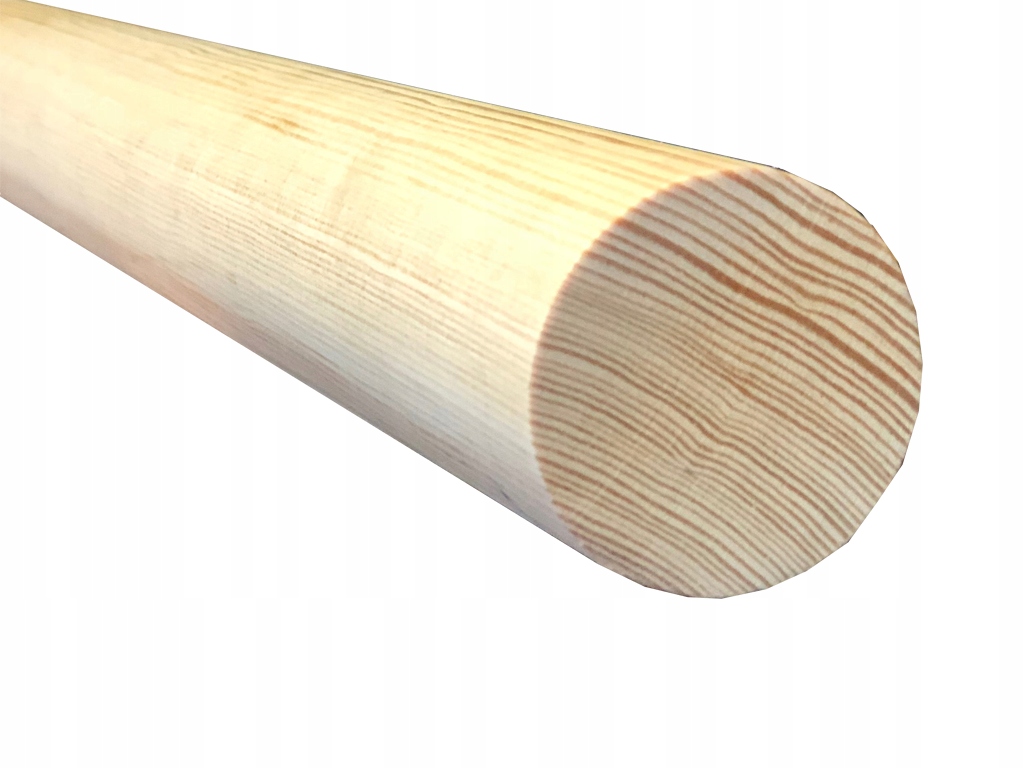 DRĄŻEK SOSNOWY drewniany SZTYL KIJ fi 25 mm 150cm