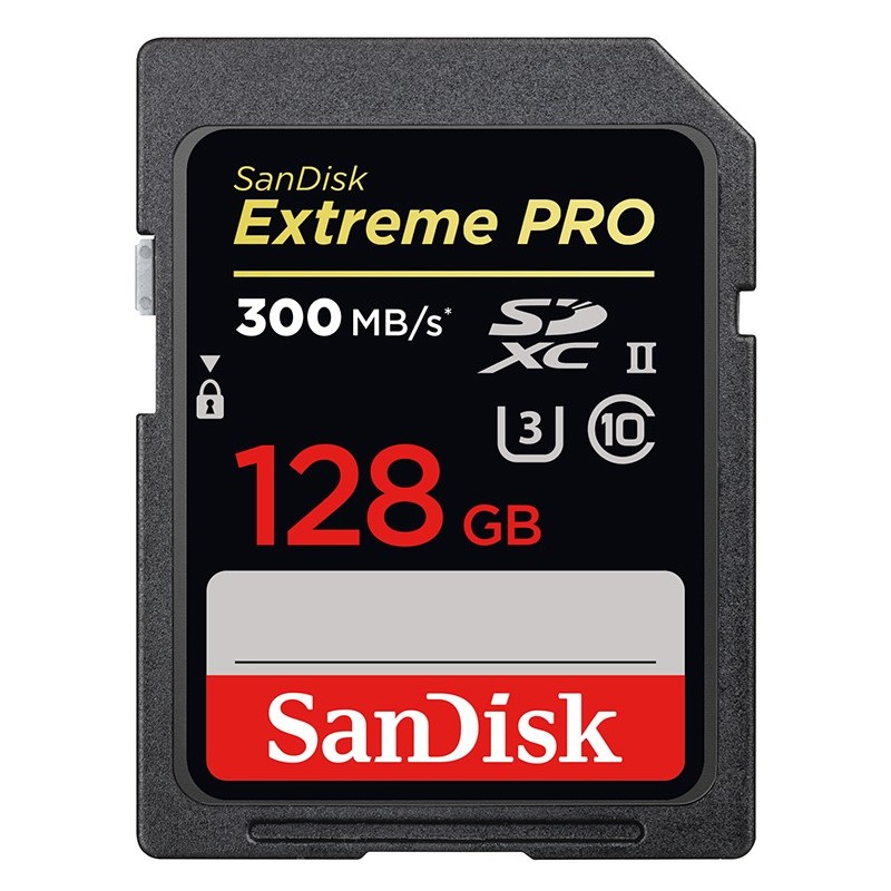 Karta SanDisk SDXC 128GB Extreme Pro UHS-II 300MBs