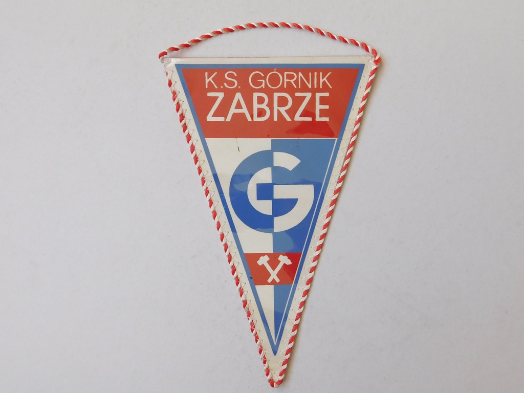 Proporczyk Gornik Zabrze Mistrz Puchar Czerwony 7466642779 Oficjalne Archiwum Allegro