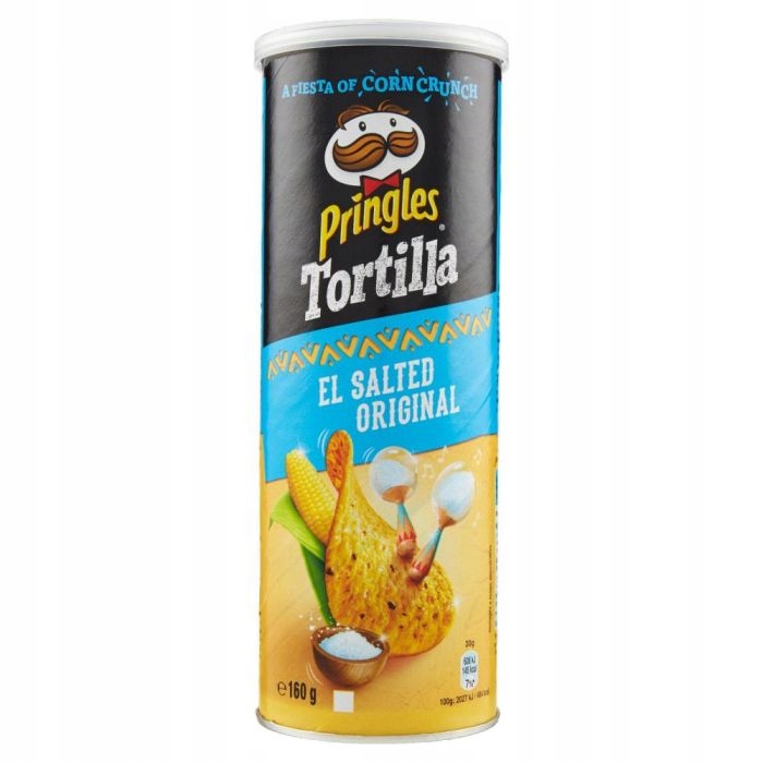 PRINGLES TORTILLA EL SALTED ORIGINAL 180G Z NIEMIE