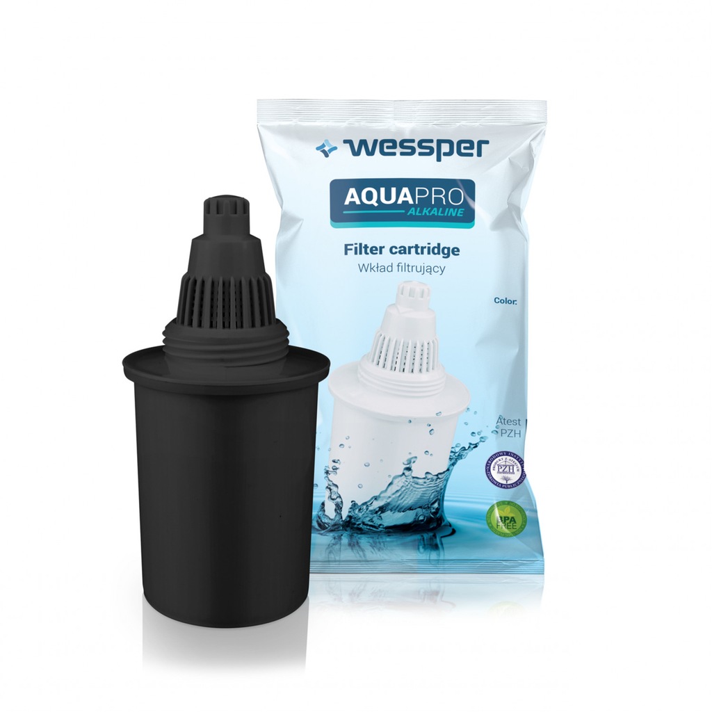 Filtr wody do dzbanka Wessper Aquapro 3.5L czarny