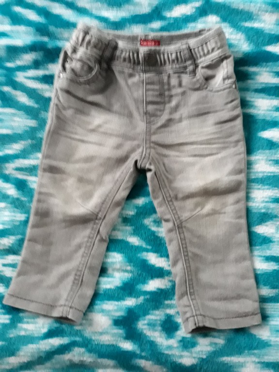 Spodnie jeansy rurki mothercare 80cm