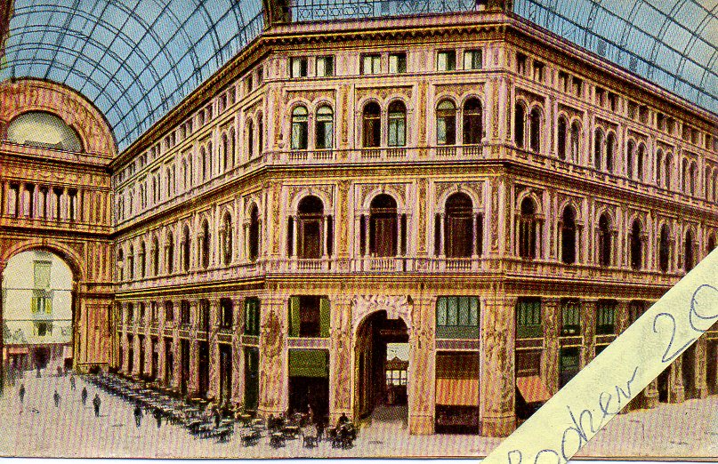 WŁOCHY NEAPOL NAPOLI GALERIA UMBERTO I 1905