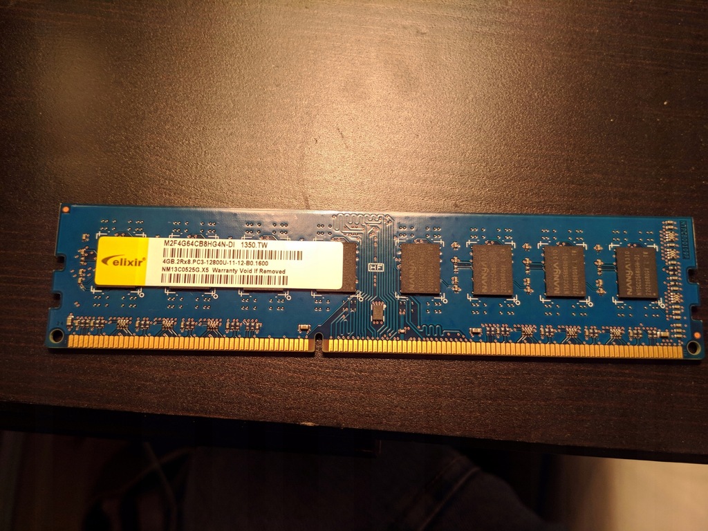Pamięć RAM Elixir 4GB 1600MHz CL9 M2F4G64CB8HG4N-D