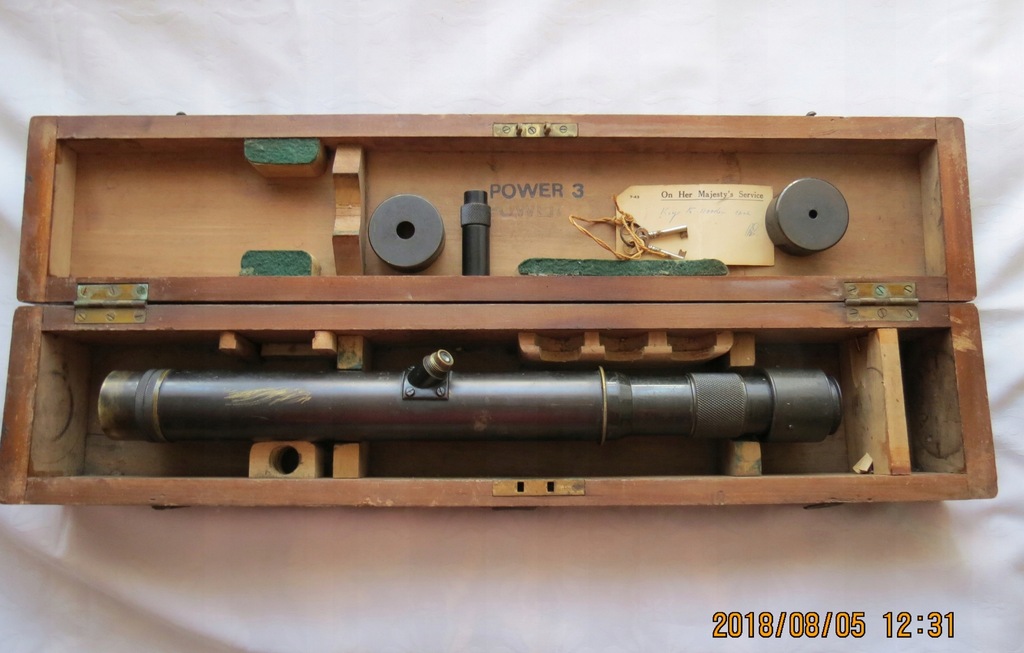 Celownik teleskopowy przeciwlot okrętowy 1901 I WŚ