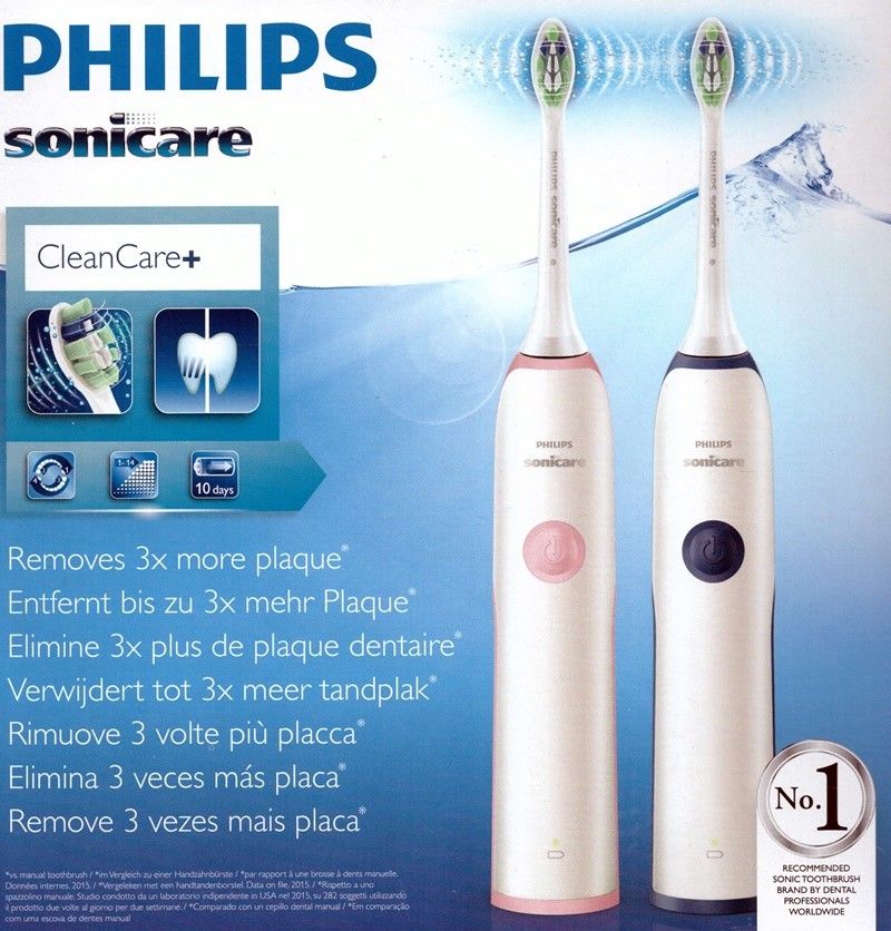 Philips SONICARE Clean Care+ HX3212  2-pack
