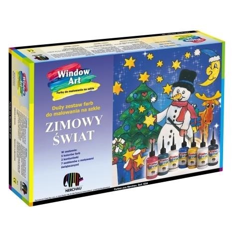 FARBY WITRAŻOWE NERCHAU ZESTAW WINTER 7 X 80 ML