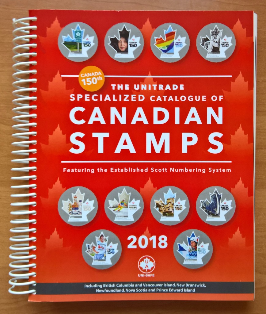 Katalog znaczków Kanada 2018