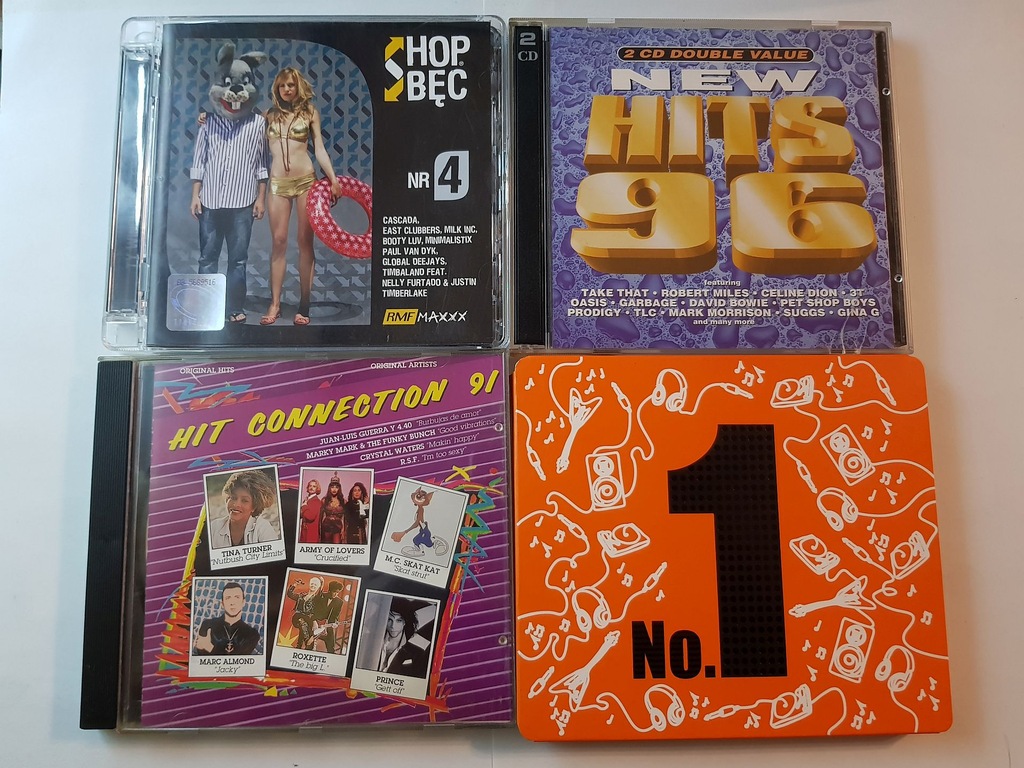 HOP BĘC NR 4,NEW HITS '96,HIT CONNECT 91,NO 1/6CD/