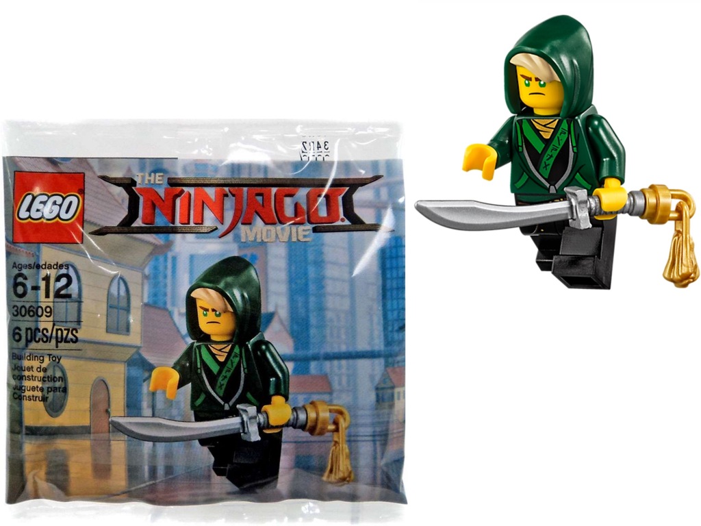 Ninjago Movie Lloyd Minifigure Lego 30609 Ninjago LEGO Ninjago Movie Lloyd  Garmadon Miecz 30609 7079386664