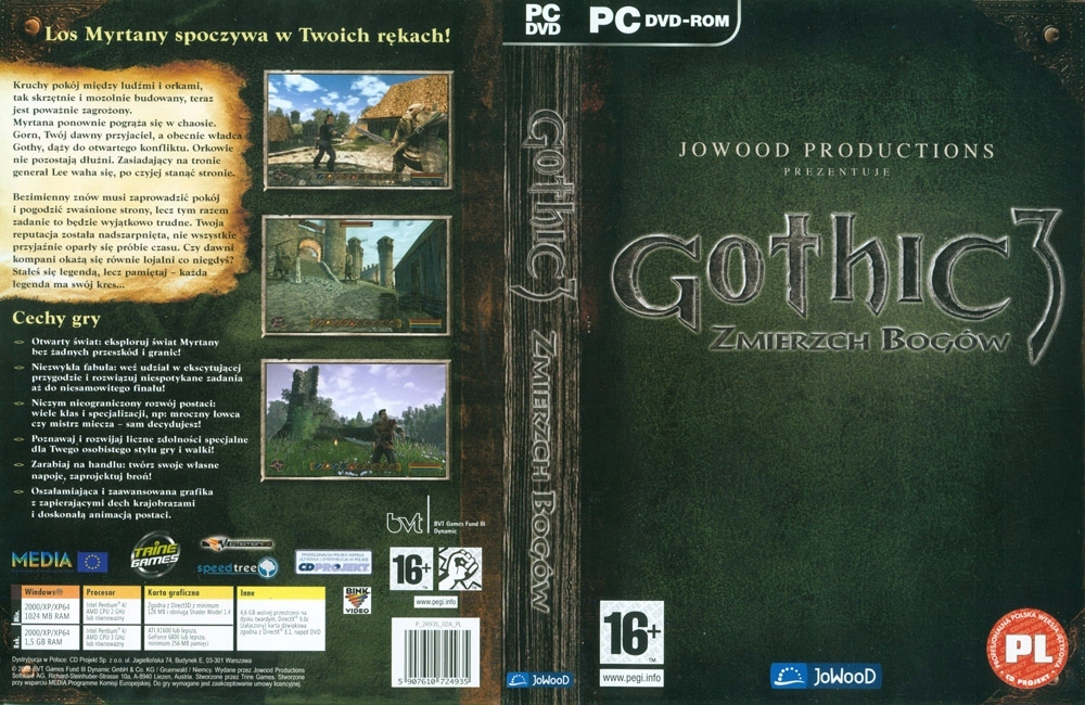 GOTHIC 3: ZMIERZCH BOGÓW | PC | 2008 PL