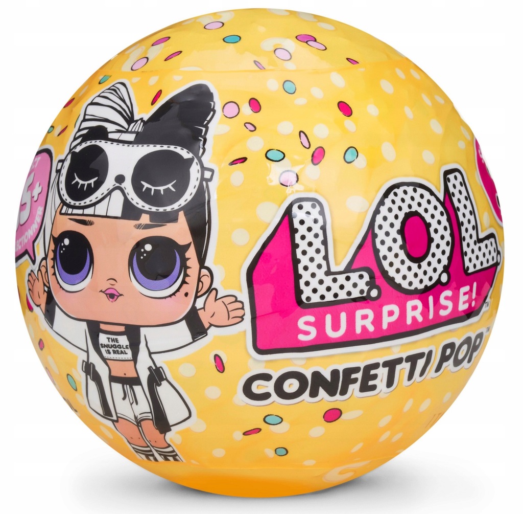 L.O.L. SURPRISE CONFETTI Pop LOL LLALECZKA Seria 3