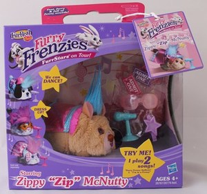 HASBRO FUR REAL FUZZY FRENZIES CHOMIK ZIPPY