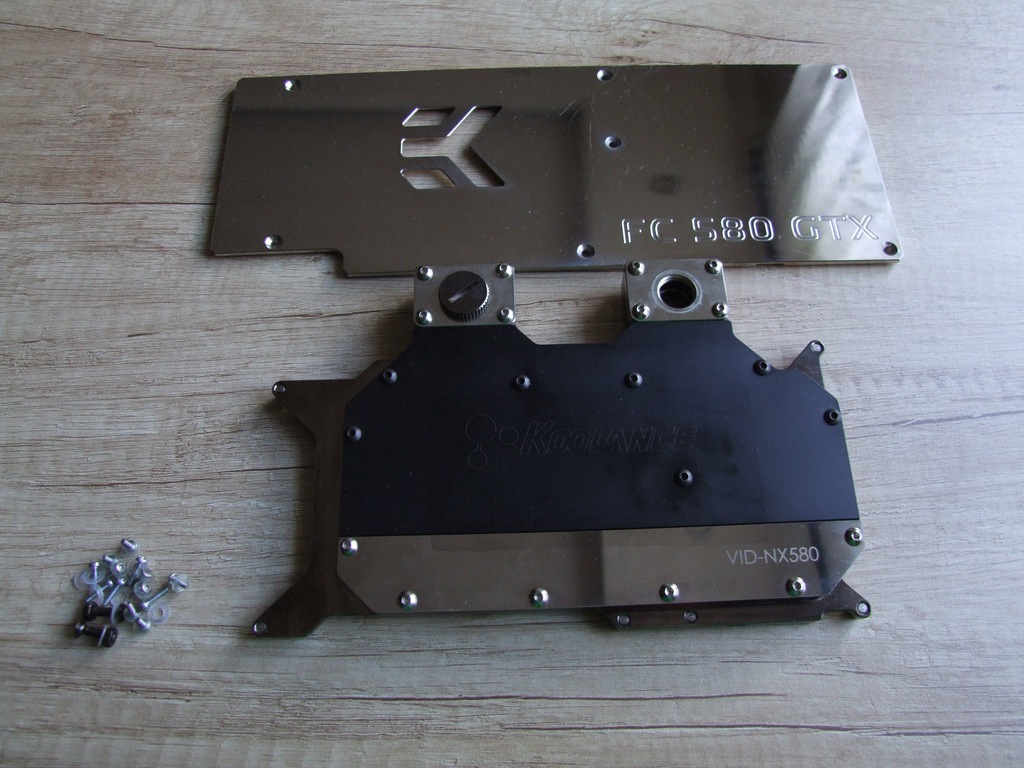 BLOK CHŁODZENIE WODNE KOOLANCE GTX 580 + BACKPLATE