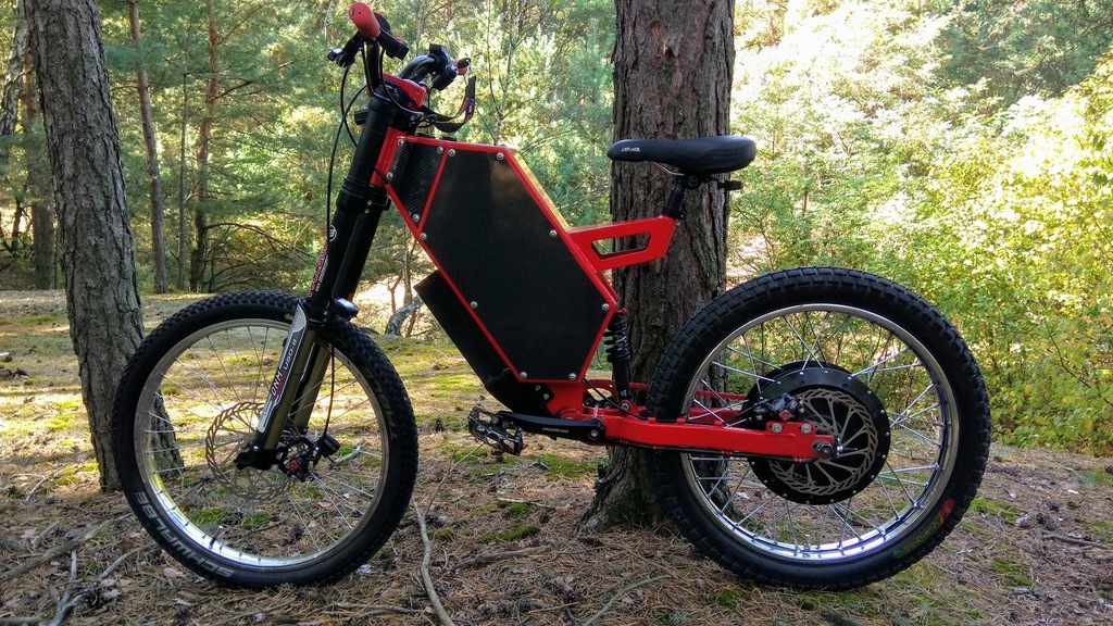 Rower elektryczny Ebike 84V nie falcon 6.7kw Mxus 7598804148