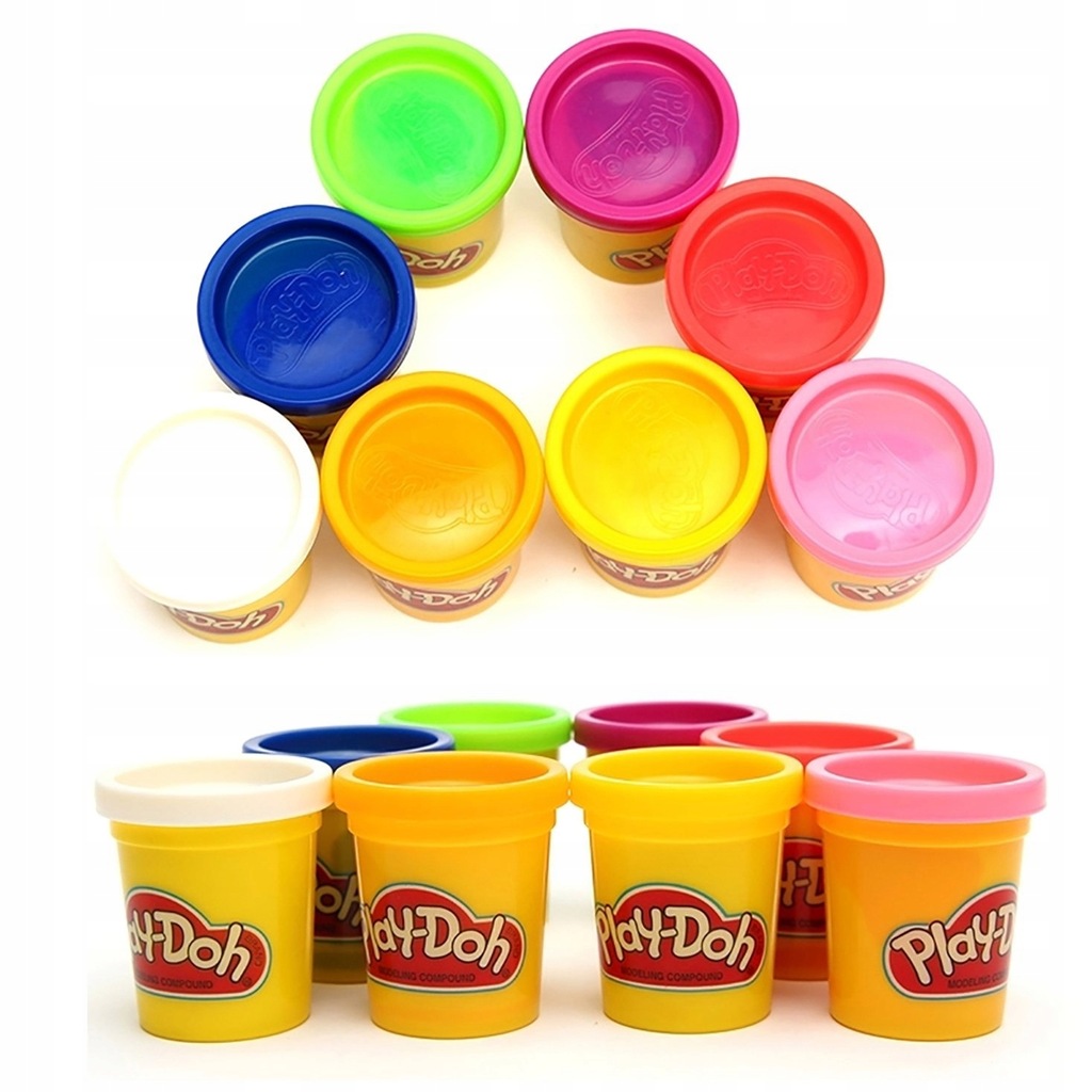 Play Doh Ciastolina ZESTAW STARTOWY Tuby 8 Kolorów