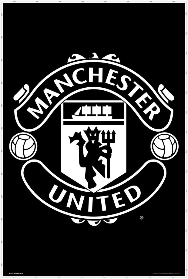 Купить Логотип клуба Манчестер Юнайтед - постер 61x91,5 см: отзывы, фото, характеристики в интерне-магазине Aredi.ru
