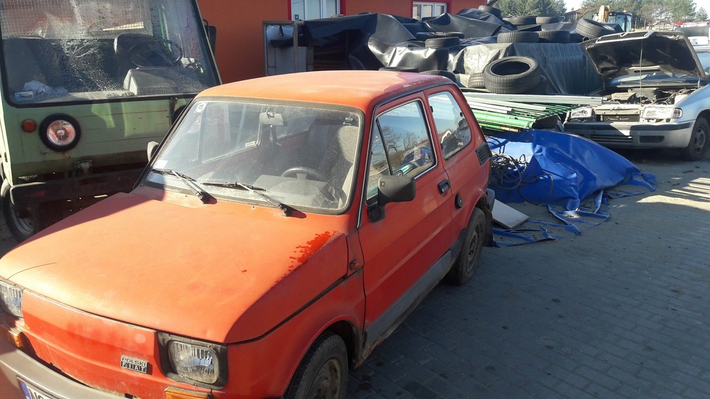 Fiat 126P kolor czerwony, rok producji 1994 7243346244