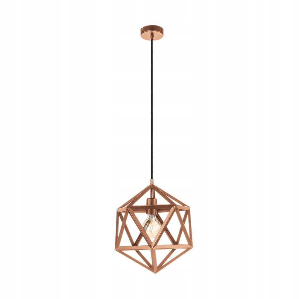 Lampa Wisząca Retro MIEDZIANA EMBLETON Eglo