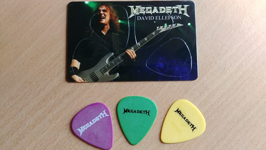 Megadeth - zestaw kostek/piórek gitarowych