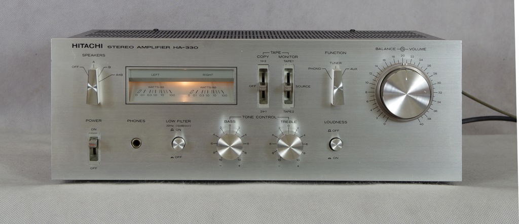 Hitachi HA-330, dobry wzmacniacz vintage na wychył