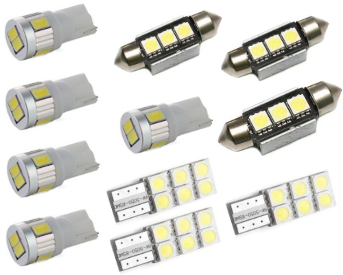 VW GOLF V 5 Oświetlenie wnętrza LED ZESTAW