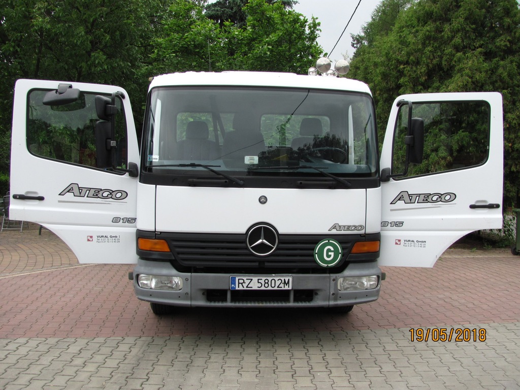 Mercedes ATEGO 815 wywrotka oryg. MEILLER KIPPER