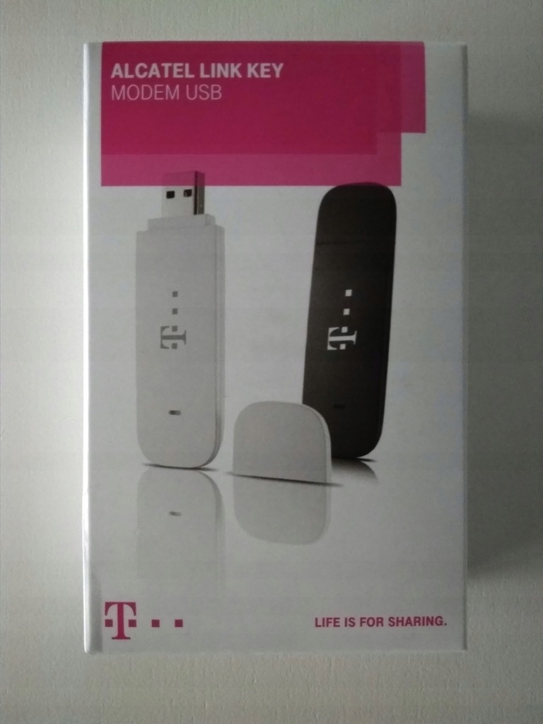 Modem USB 4G LTE Alcatel czyta karty micro SD 7520250453 oficjalne archiwum Allegro