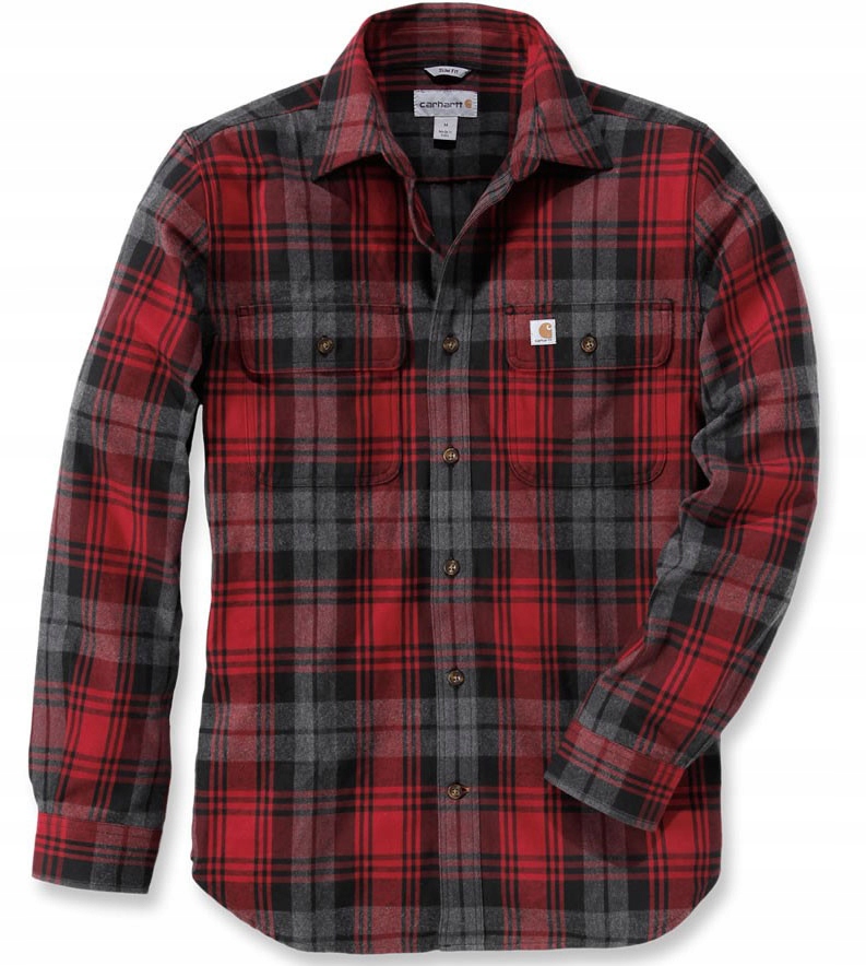 CARHARTT Hubbard Slim Fit Flannel Shirt NOWA L 7605617101