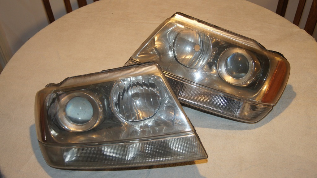 LAMPY PRZÓD JEEP GRAND CHEROKEE WJ/WG EU XENON