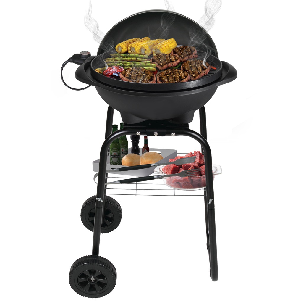 TurboTronic Grill elektryczny ogrodowy domowy duży