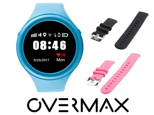 OVERMAX Smartwatch dla dzieci Kiddy Watch GPS SIM
