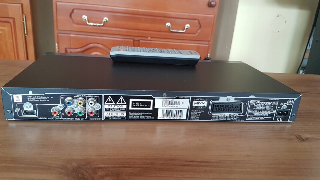 PIONEER DV490V DivX Hdmi DVD CD MP3 Pilot! 7791288746 oficjalne