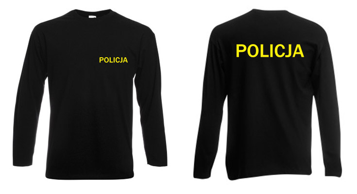 Koszulka longsleeve POLICJA męska 3XL PLC2