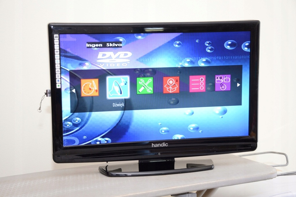 Telewizor domowy turystyczny 12v 22" DVD USB