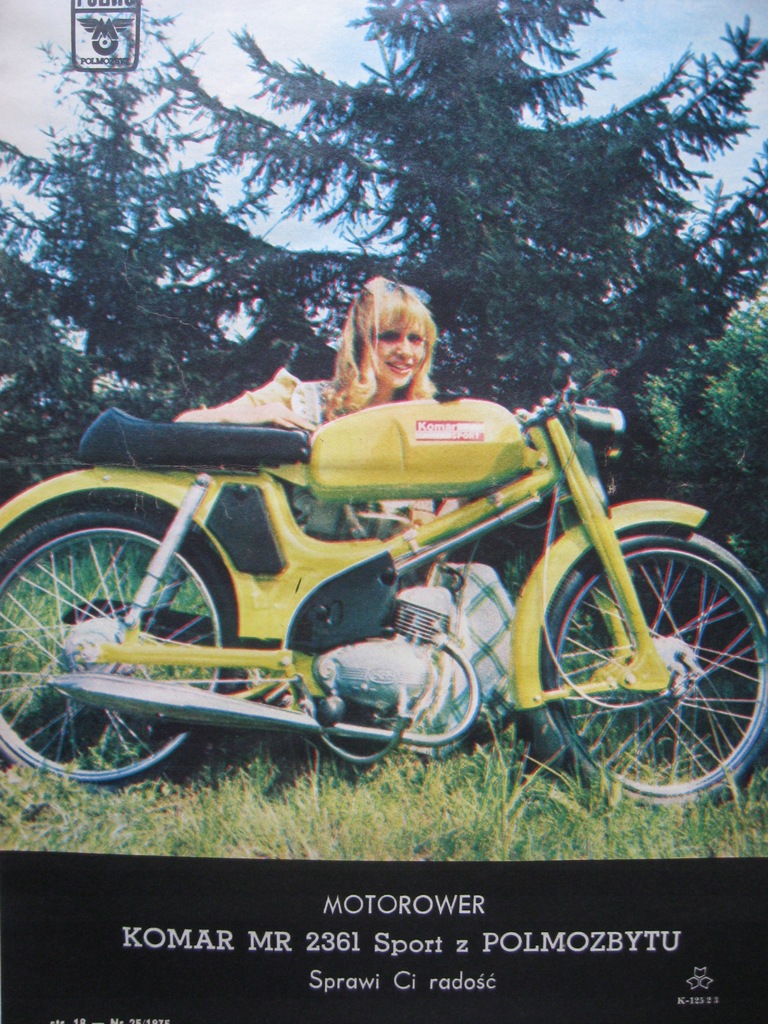 MOTOR Motorower KOMAR 2361 Sport Reklama 1975