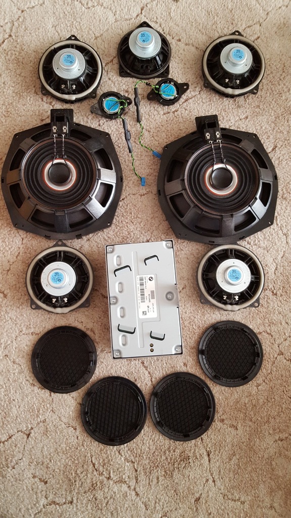 BMW f30 f31 zestaw glośniki wzmacniacz Hifi S676 7350562030