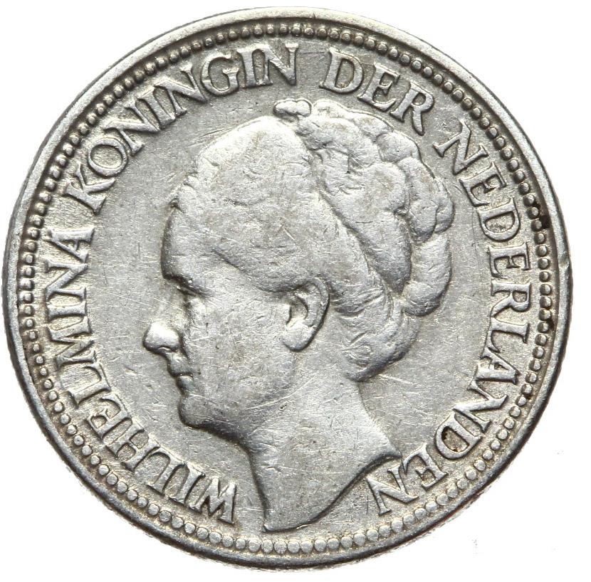 Holandia - 25 Centów 1928 - SREBRO