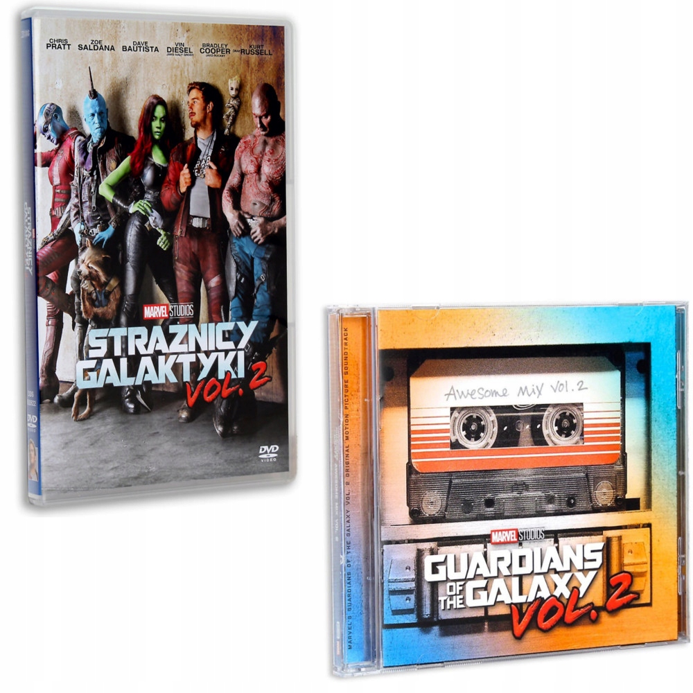 STRAŻNICY GALAKTYKI vol. 2 CD+DVD MUZYKA + FILM
