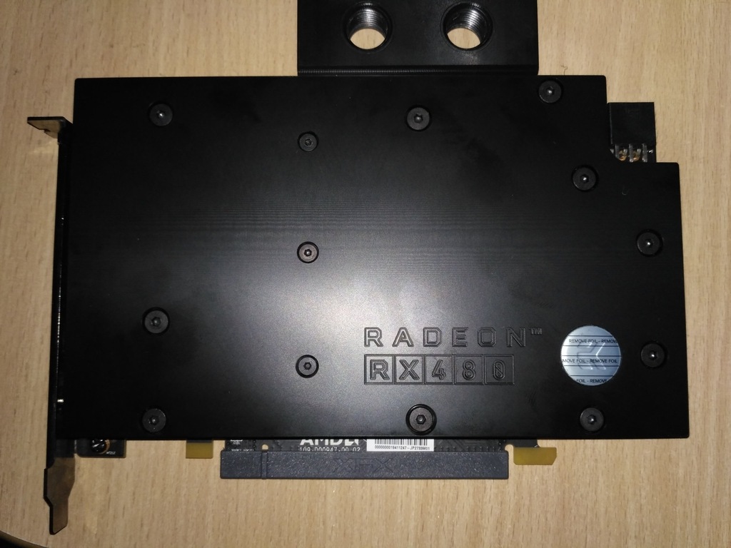 XFX Radeon RX 480 8GB + blok wodny EKWB