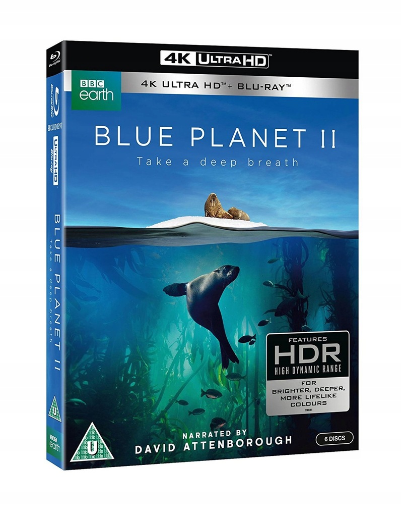 BLUE PLANET II / BŁĘKITNA PLANETA 2 (3xUHD 4K+3BD)